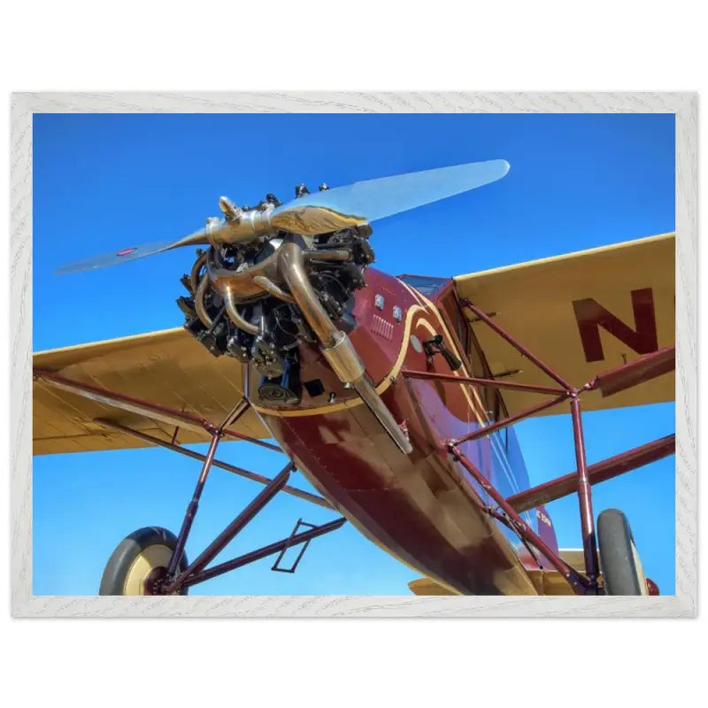 Blue Sky Classic: Stinson SM8A in Profile - Print Material - Gifts for pilots - Aviation apparel
