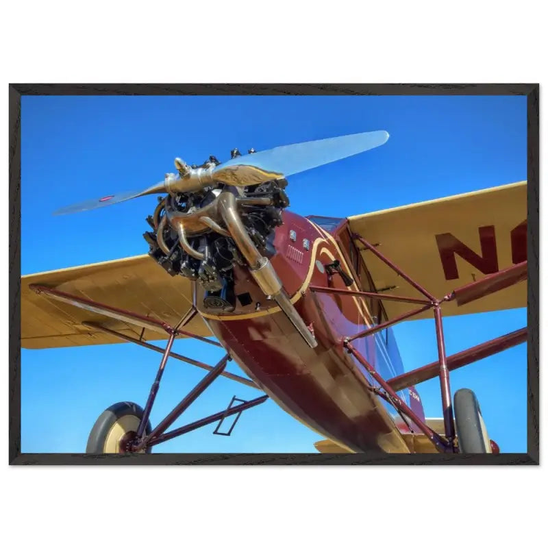 Blue Sky Classic: Stinson SM8A in Profile - Print Material - Gifts for pilots - Aviation apparel