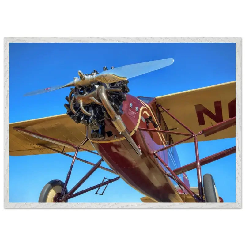 Blue Sky Classic: Stinson SM8A in Profile - Print Material - Gifts for pilots - Aviation apparel