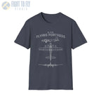 Boeing B-17G Flying Fortress — T-shirt - T-Shirt - Pilot gifts - WWII warbird t-shirt