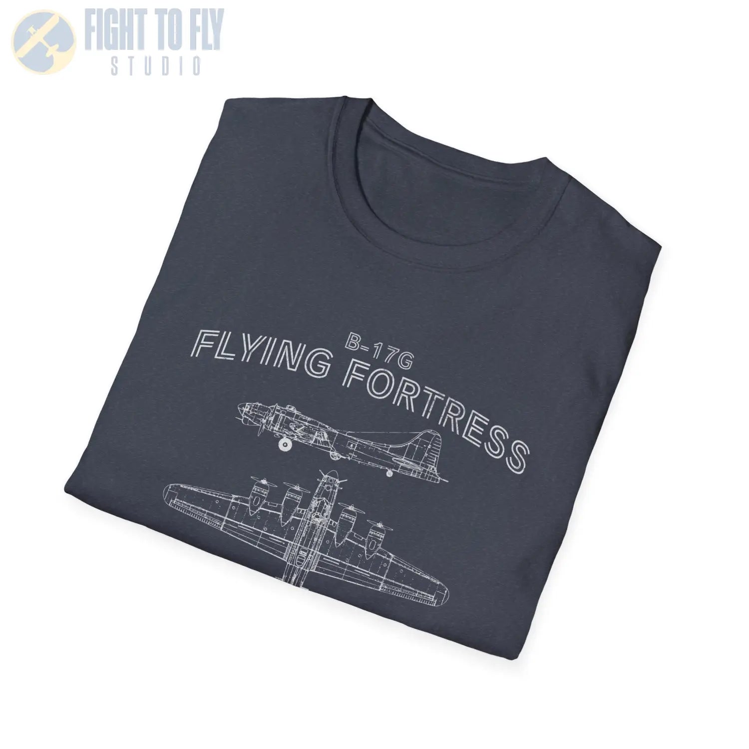 Boeing B-17G Flying Fortress — T-shirt - T-Shirt - Pilot gifts - WWII warbird t-shirt