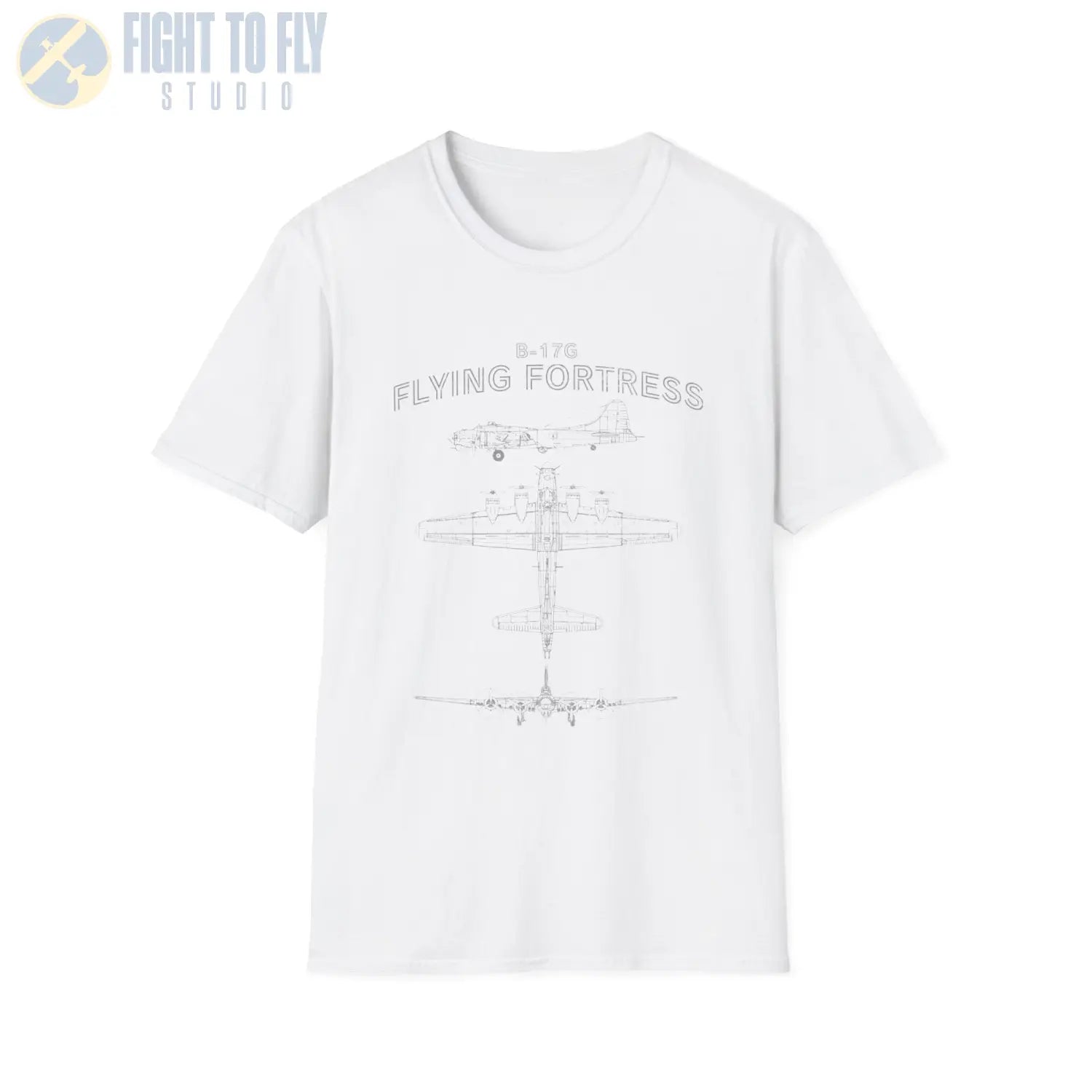 Boeing B-17G Flying Fortress — T-shirt - T-Shirt - Pilot gifts - WWII warbird t-shirt