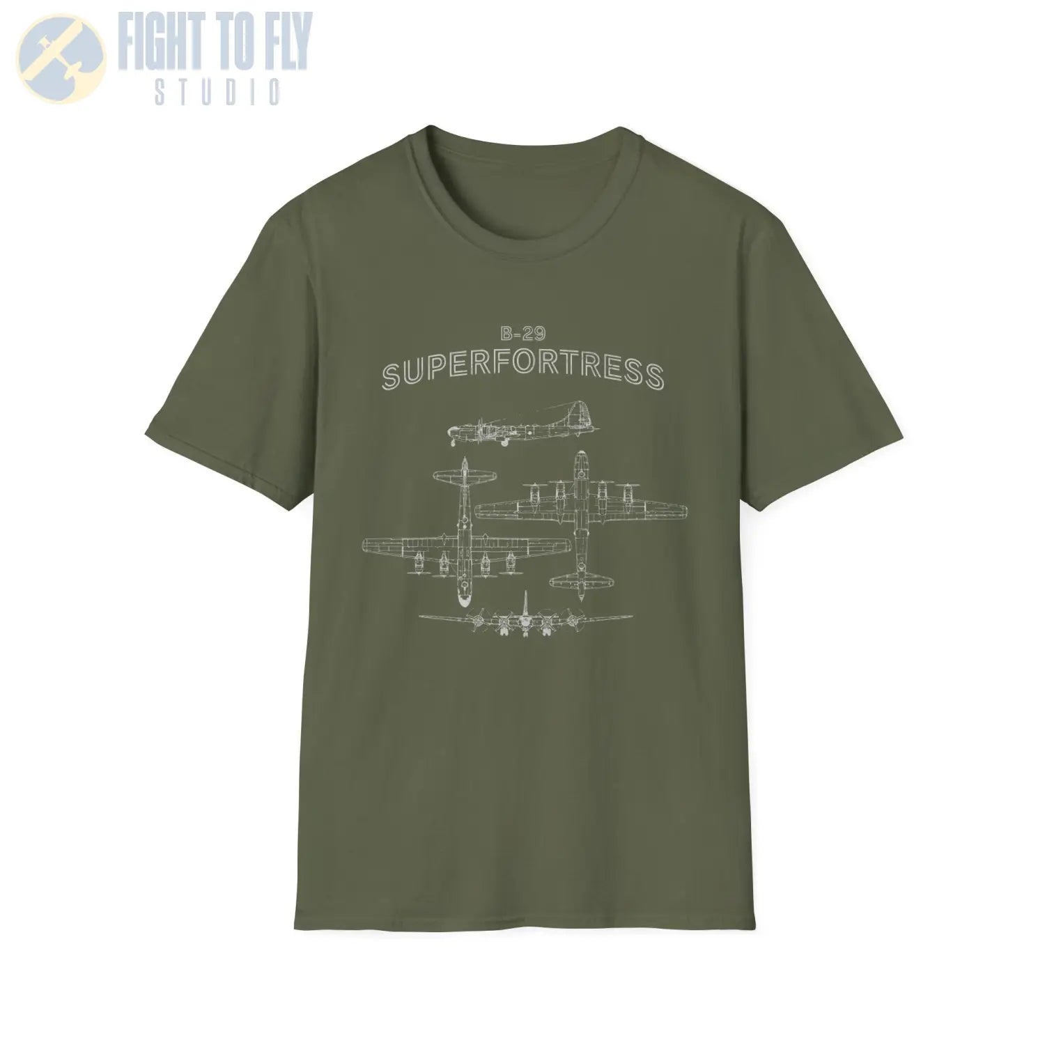 Boeing B-29 Superfortress — T-shirt - T-Shirt - Pilot gifts - WWII warbird t-shirt