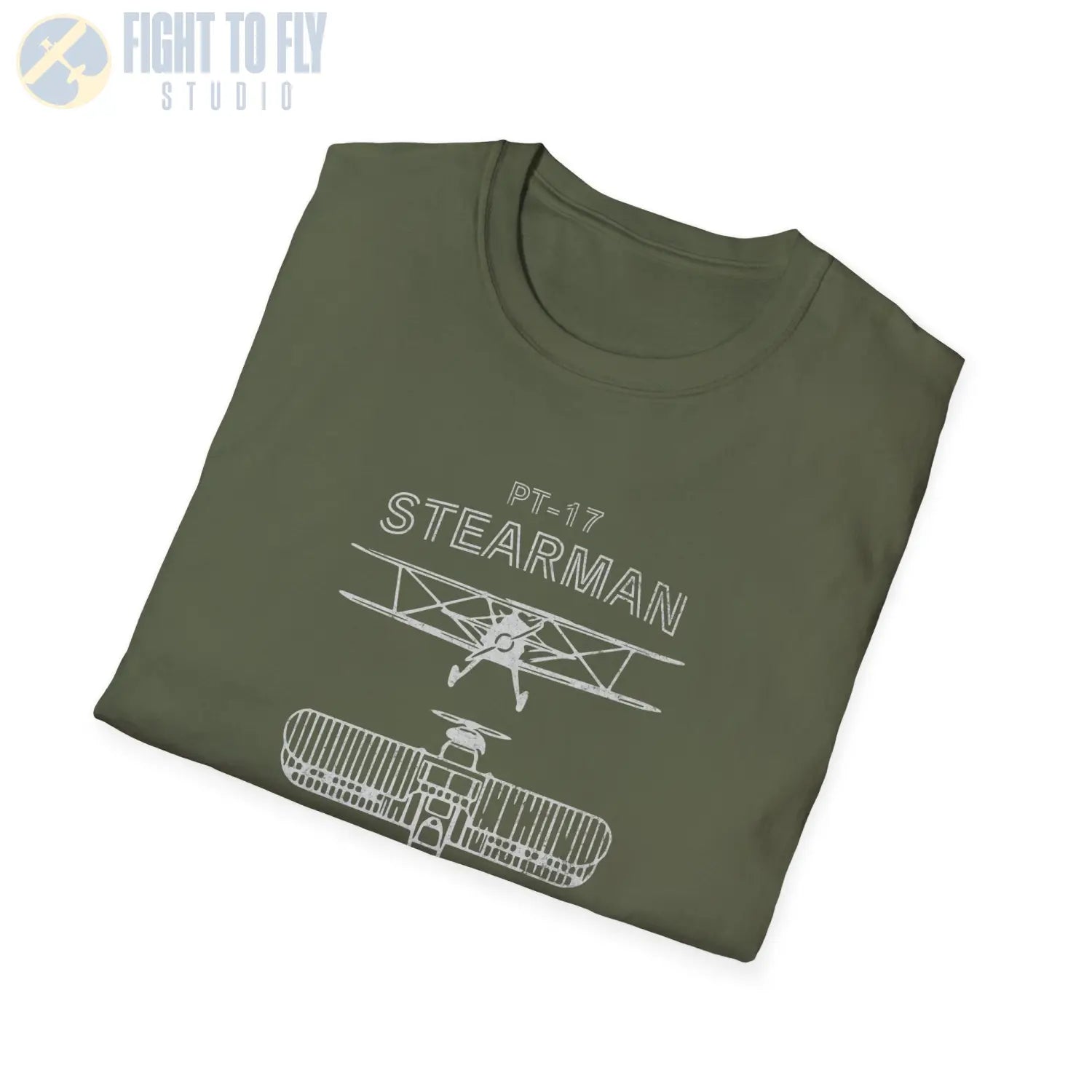 Boeing Stearman — T-shirt - T-Shirt - Pilot gifts - WWII warbird t-shirt