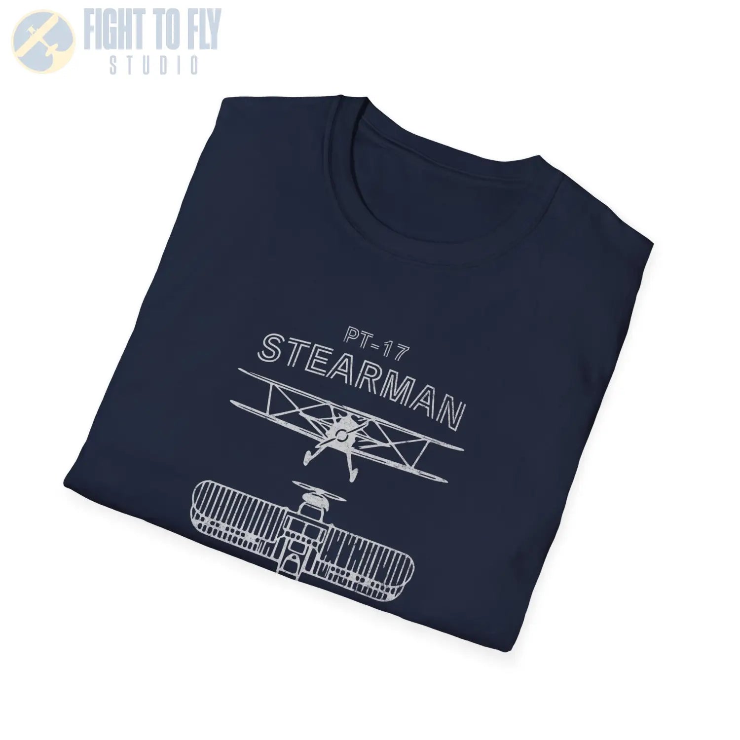 Boeing Stearman — T-shirt - T-Shirt - Pilot gifts - WWII warbird t-shirt