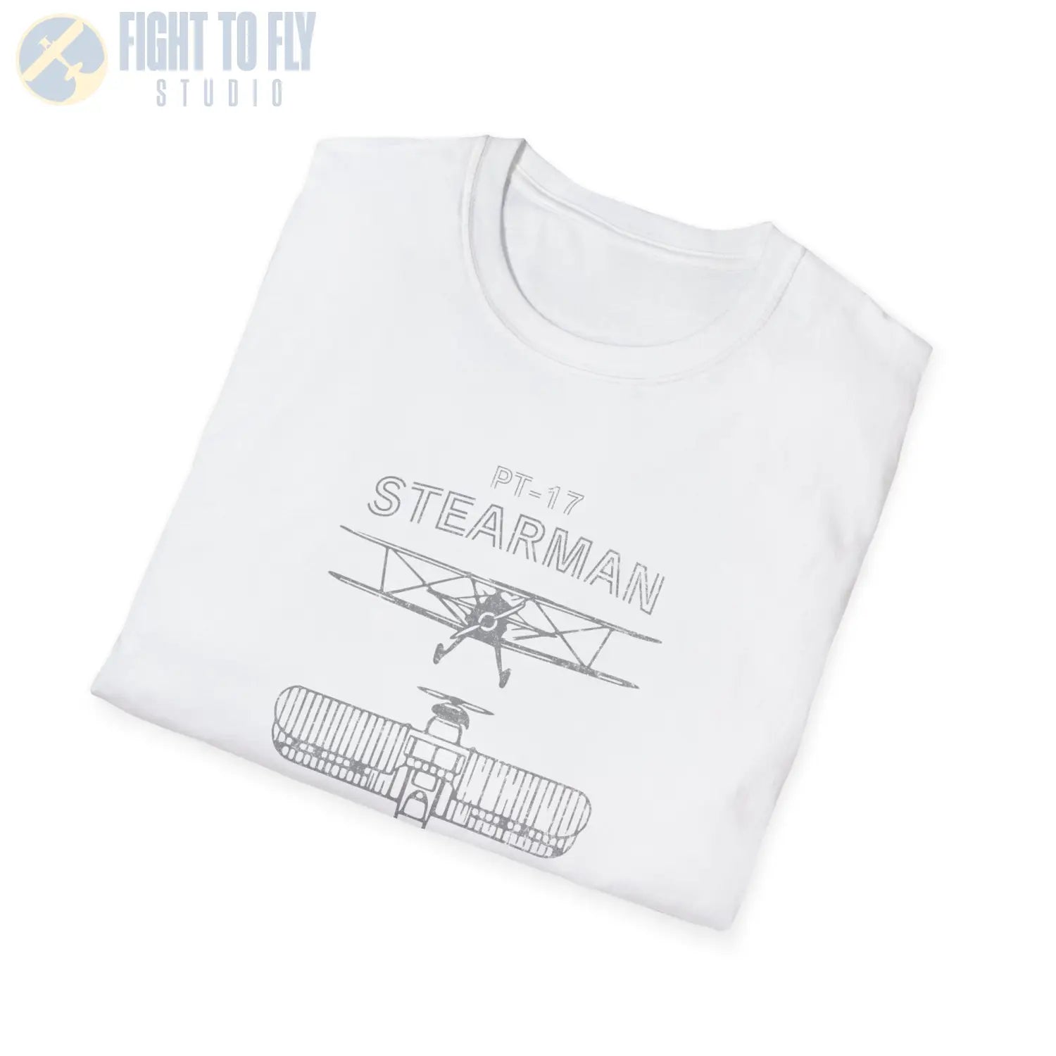 Boeing Stearman — T-shirt - T-Shirt - Pilot gifts - WWII warbird t-shirt