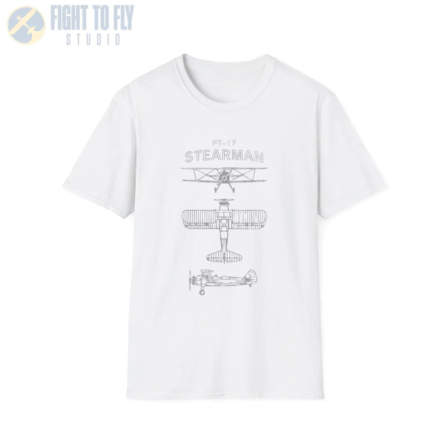 Boeing Stearman — T-shirt - T-Shirt - Pilot gifts - WWII warbird t-shirt