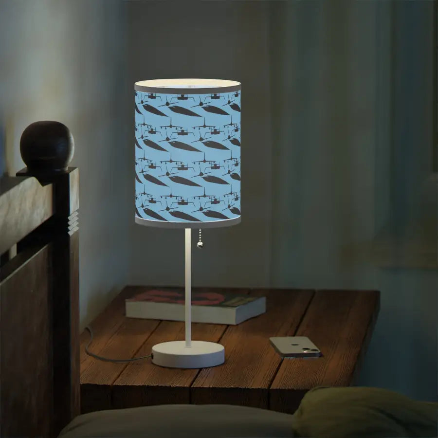 Bombers Silhouette Table Lamp - Modern Home Decor - Gifts for pilots - Aviation apparel