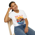 Born to Fly but Forced Work - T-Shirt - Pilot gifts - WWII warbird t-shirt