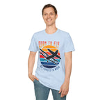 Born to Fly but Forced Work - T-Shirt - Pilot gifts - WWII warbird t-shirt