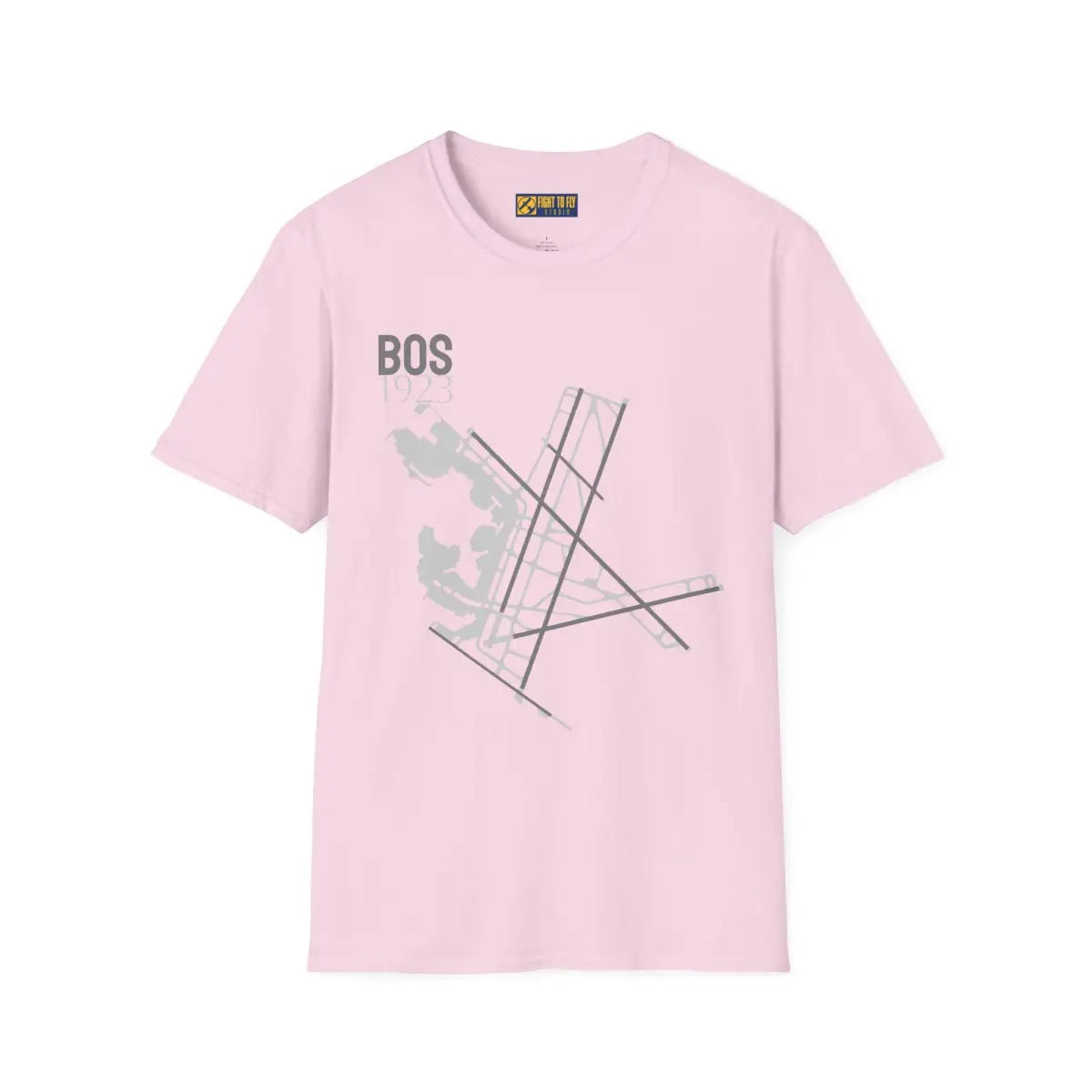 BOS Boston Logan International 1923 - Tee - T-Shirt - Pilot gifts - WWII warbird t-shirt