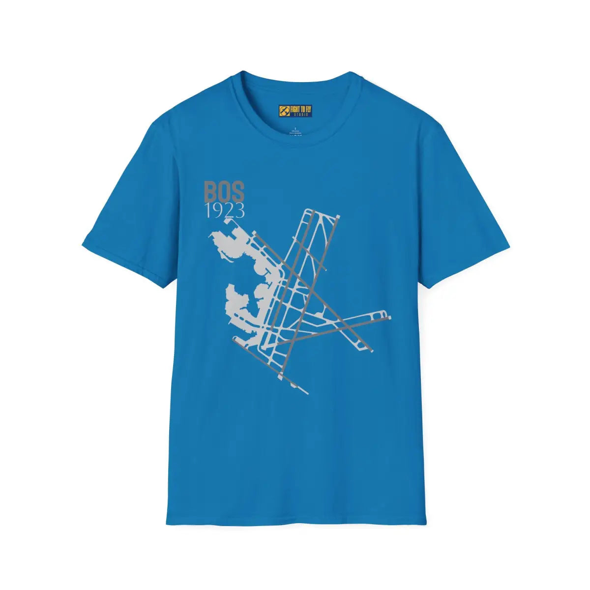 BOS Boston Logan International 1923 - Tee - T-Shirt - Pilot gifts - WWII warbird t-shirt