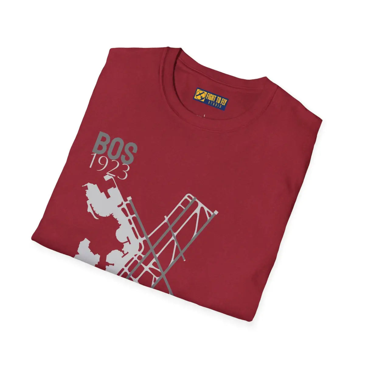 BOS Boston Logan International 1923 - Tee - T-Shirt - Gifts for pilots - Aviation apparel