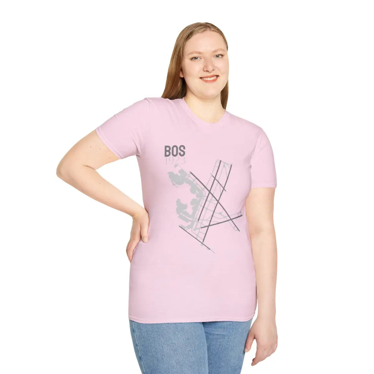BOS Boston Logan International 1923 - Tee - T-Shirt - Gifts for pilots - Aviation apparel