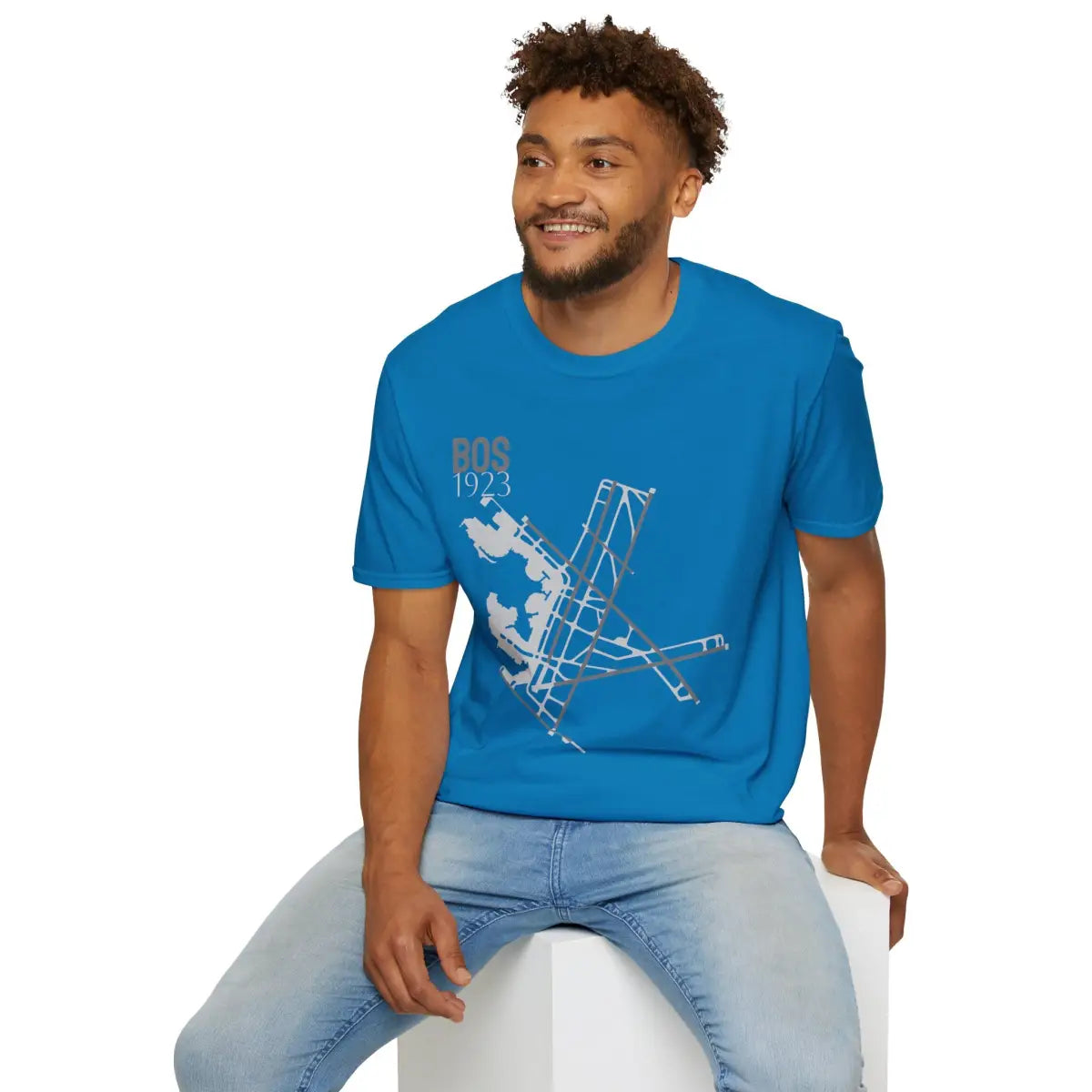 BOS Boston Logan International 1923 - Tee - T-Shirt - Gifts for pilots - Aviation apparel