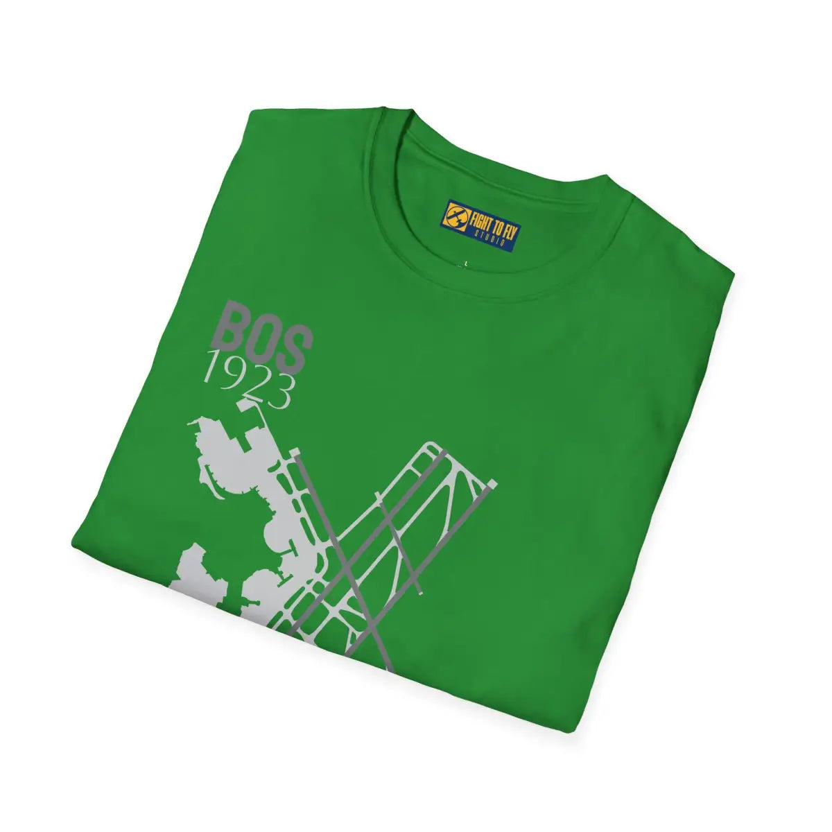 BOS Boston Logan International 1923 - Tee - T-Shirt - Pilot gifts - WWII warbird t-shirt