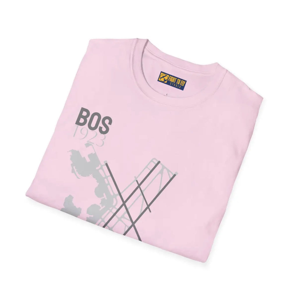 BOS Boston Logan International 1923 - Tee - T-Shirt - Gifts for pilots - Aviation apparel