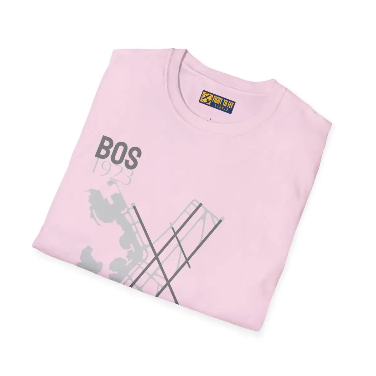 BOS Boston Logan International 1923 - Tee - T-Shirt - Gifts for pilots - Aviation apparel