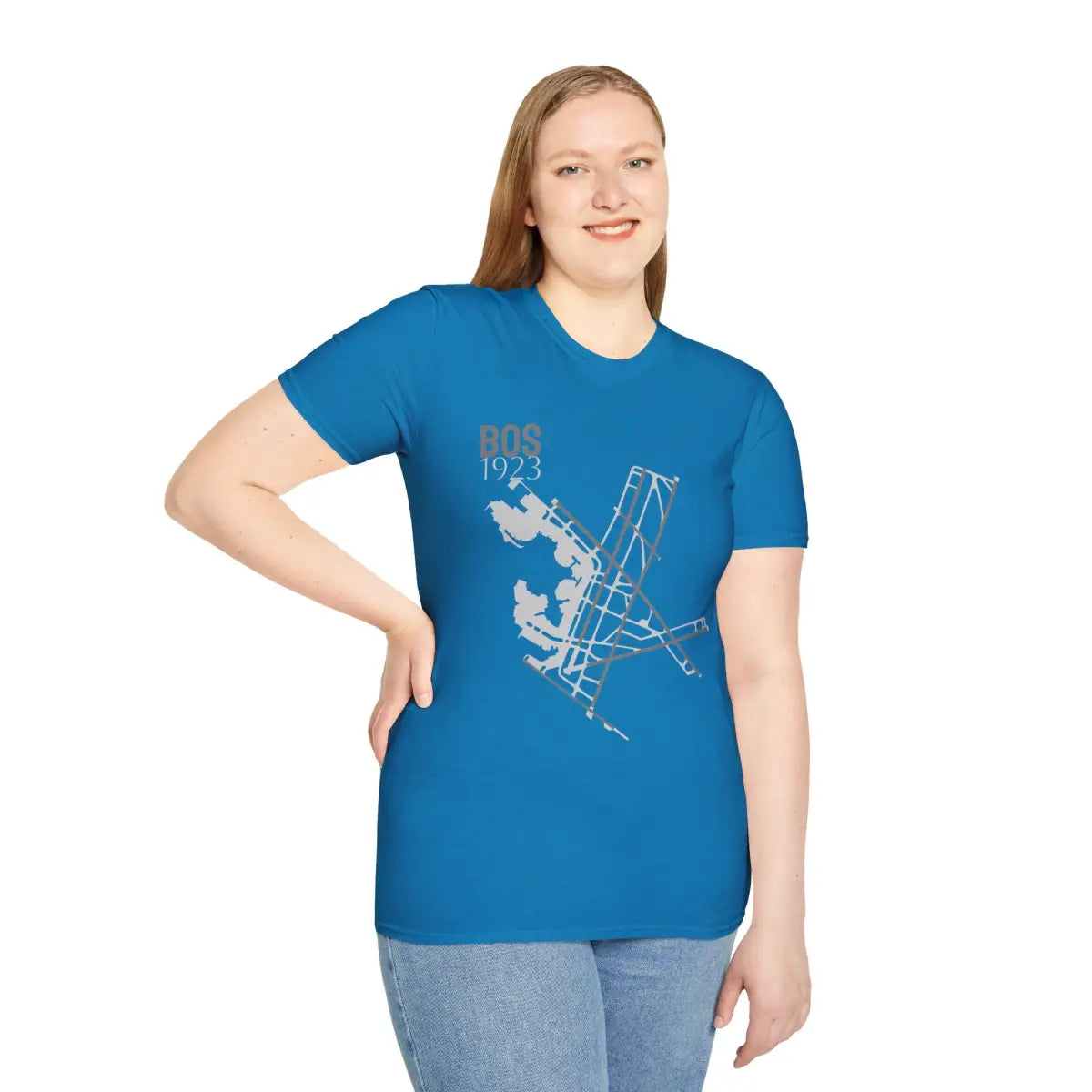 BOS Boston Logan International 1923 - Tee - T-Shirt - Gifts for pilots - Aviation apparel