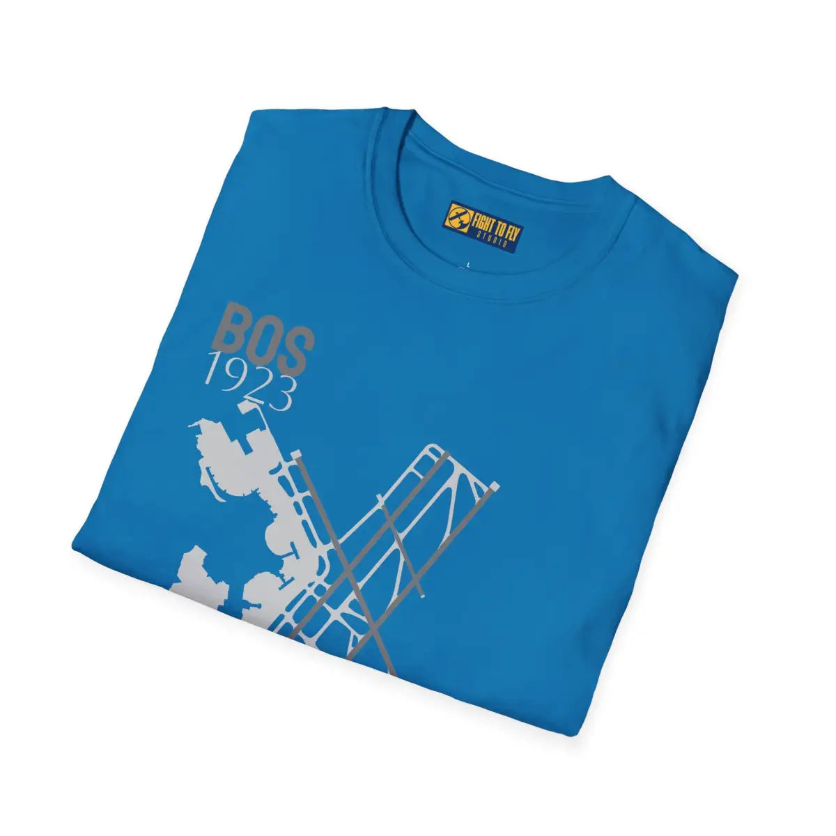 BOS Boston Logan International 1923 - Tee - T-Shirt - Pilot gifts - WWII warbird t-shirt