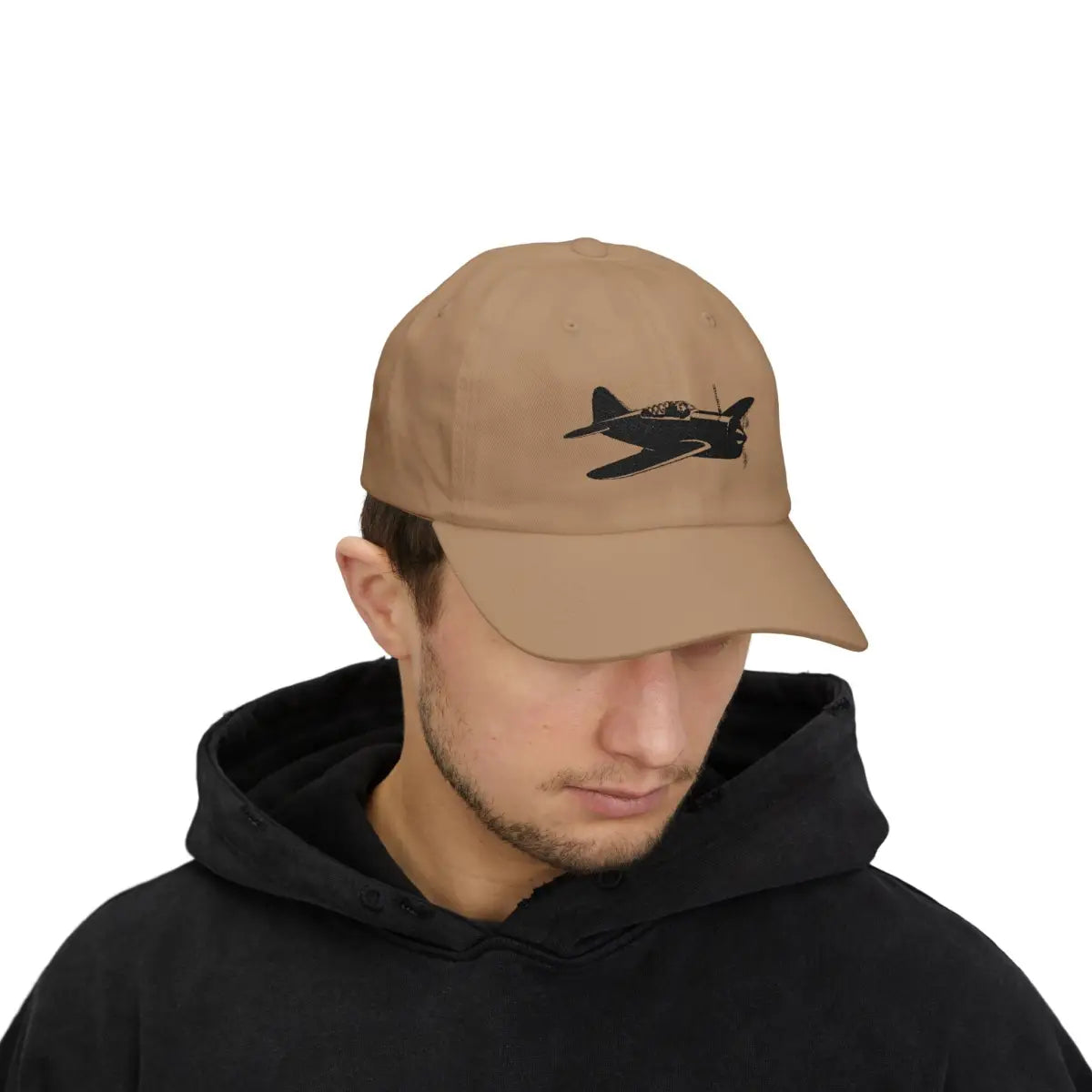 Brewster Buffalo - Black - Hats - Pilot gifts - WWII warbird t-shirt