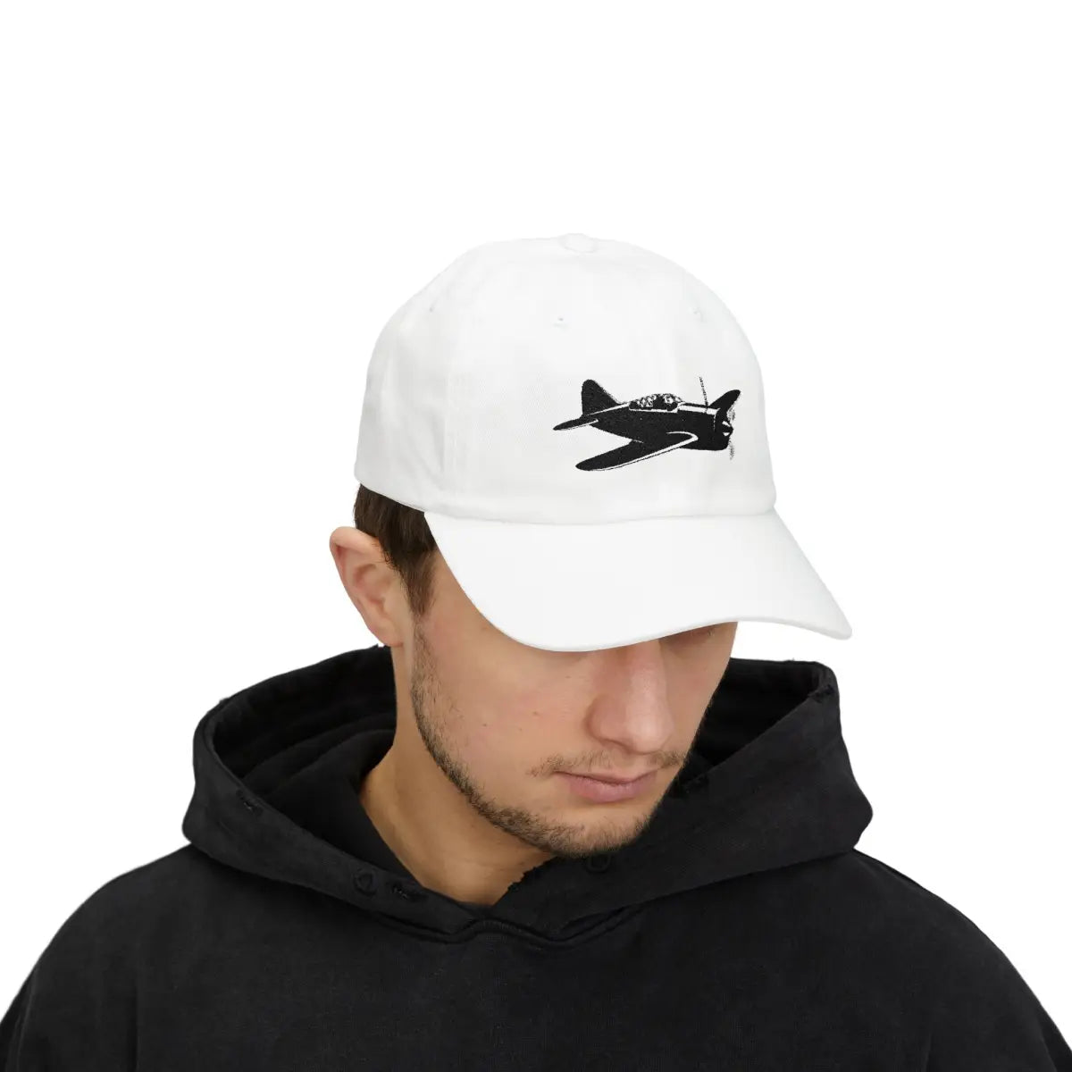 Brewster Buffalo - Black - Hats - Pilot gifts - WWII warbird t-shirt