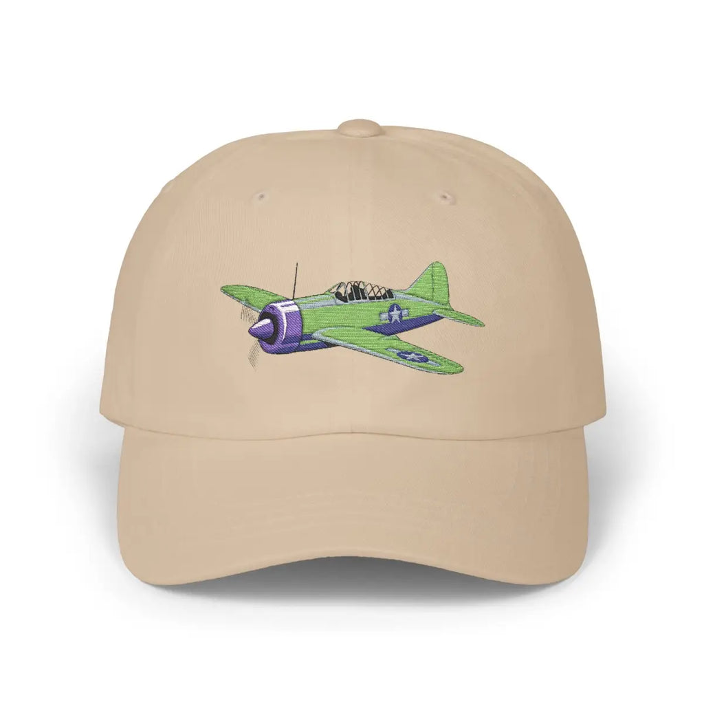 Brewster Buffalo - Color - Hats - Pilot gifts - WWII warbird t-shirt