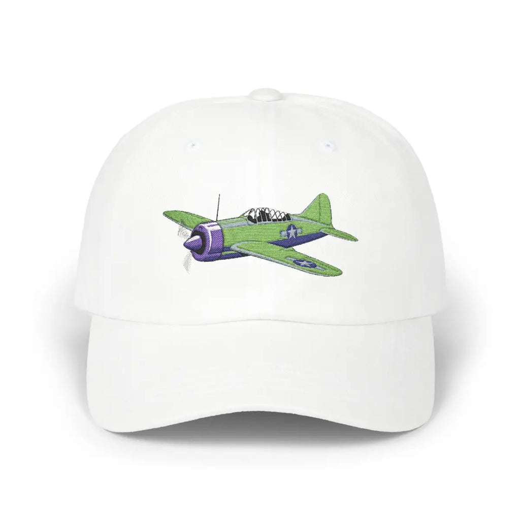 Brewster Buffalo - Color - Hats - Pilot gifts - WWII warbird t-shirt