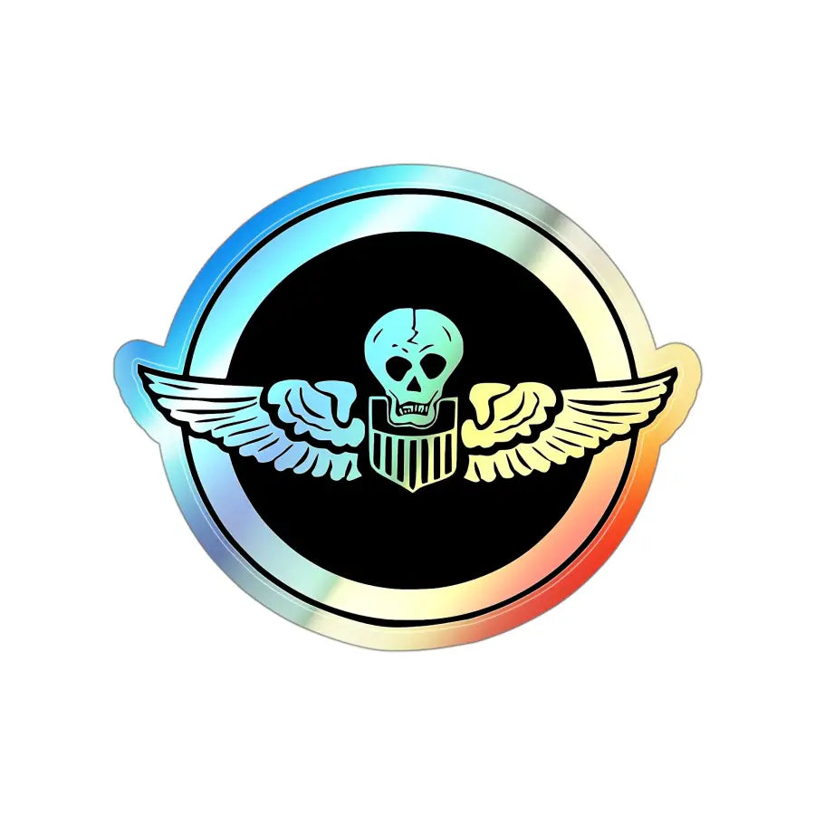Burma Bridge Busters - Holographic Die-cut Stickers - Paper products - Pilot gifts - WWII warbird t-shirt
