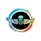 Burma Bridge Busters - Holographic Die-cut Stickers - Paper products - Pilot gifts - WWII warbird t-shirt