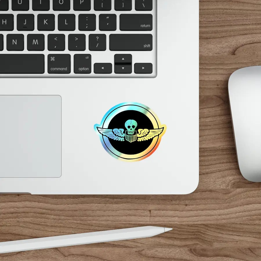 Burma Bridge Busters - Holographic Die-cut Stickers - Paper products - Pilot gifts - WWII warbird t-shirt