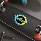Burma Bridge Busters - Holographic Die-cut Stickers - Paper products - Pilot gifts - WWII warbird t-shirt