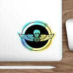 Burma Bridge Busters - Holographic Die-cut Stickers - Paper products - Pilot gifts - WWII warbird t-shirt