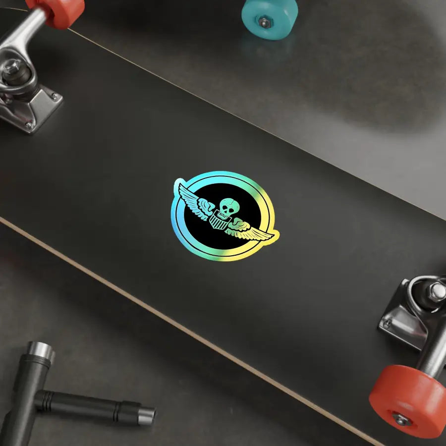 Burma Bridge Busters - Holographic Die-cut Stickers - Paper products - Gifts for pilots - Aviation apparel