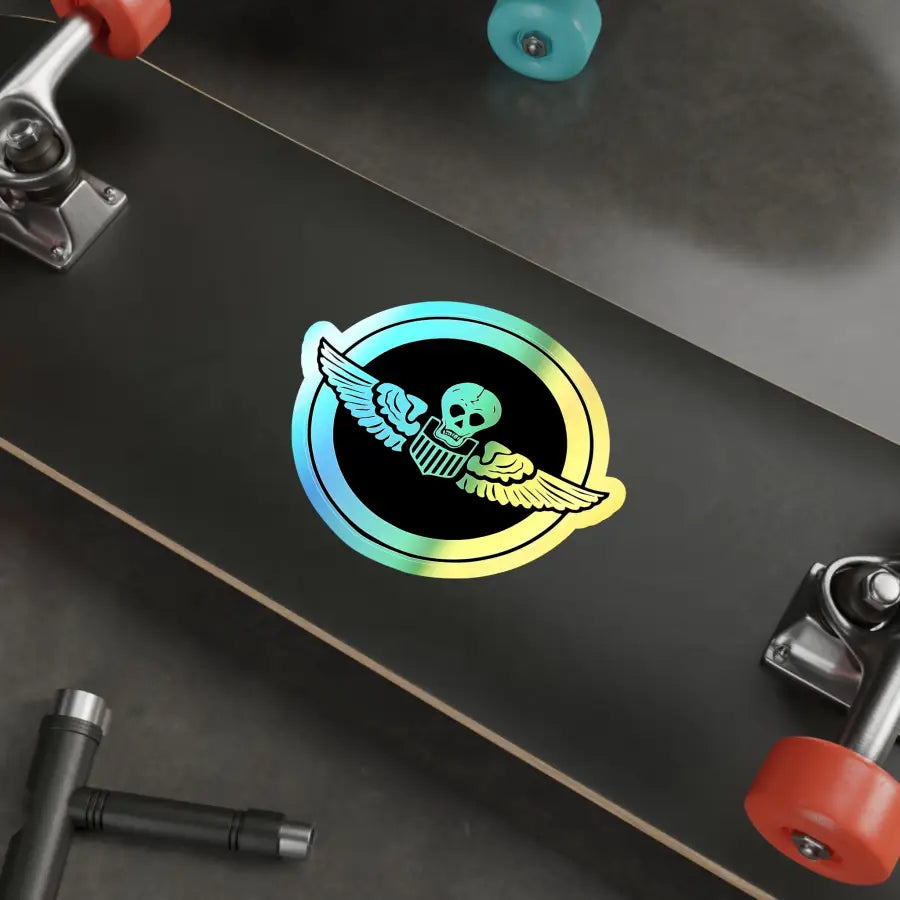 Burma Bridge Busters - Holographic Die-cut Stickers - Paper products - Gifts for pilots - Aviation apparel