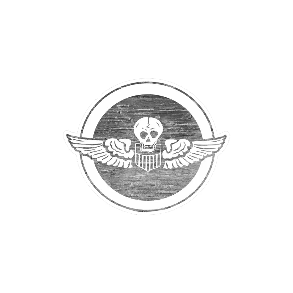 Burma Bridge Busters - Skull Wings Kiss-Cut Vinyl Decals - Unique Decorative Stickers for Personalization - Paper