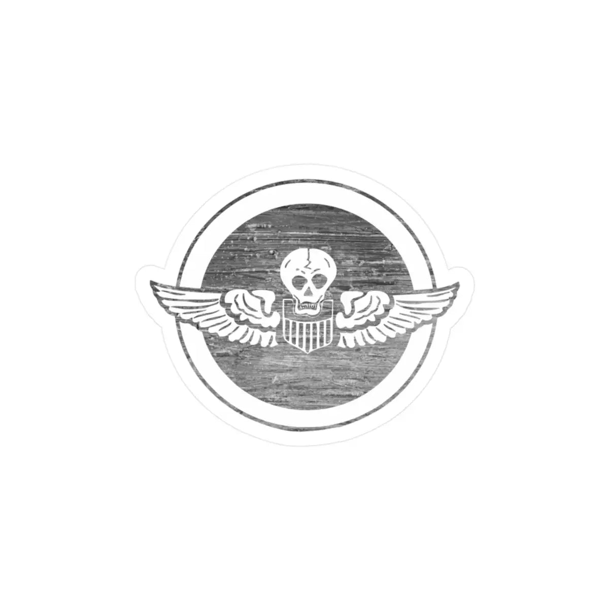 Burma Bridge Busters - Skull Wings Kiss-Cut Vinyl Decals - Unique Decorative Stickers for Personalization - Paper