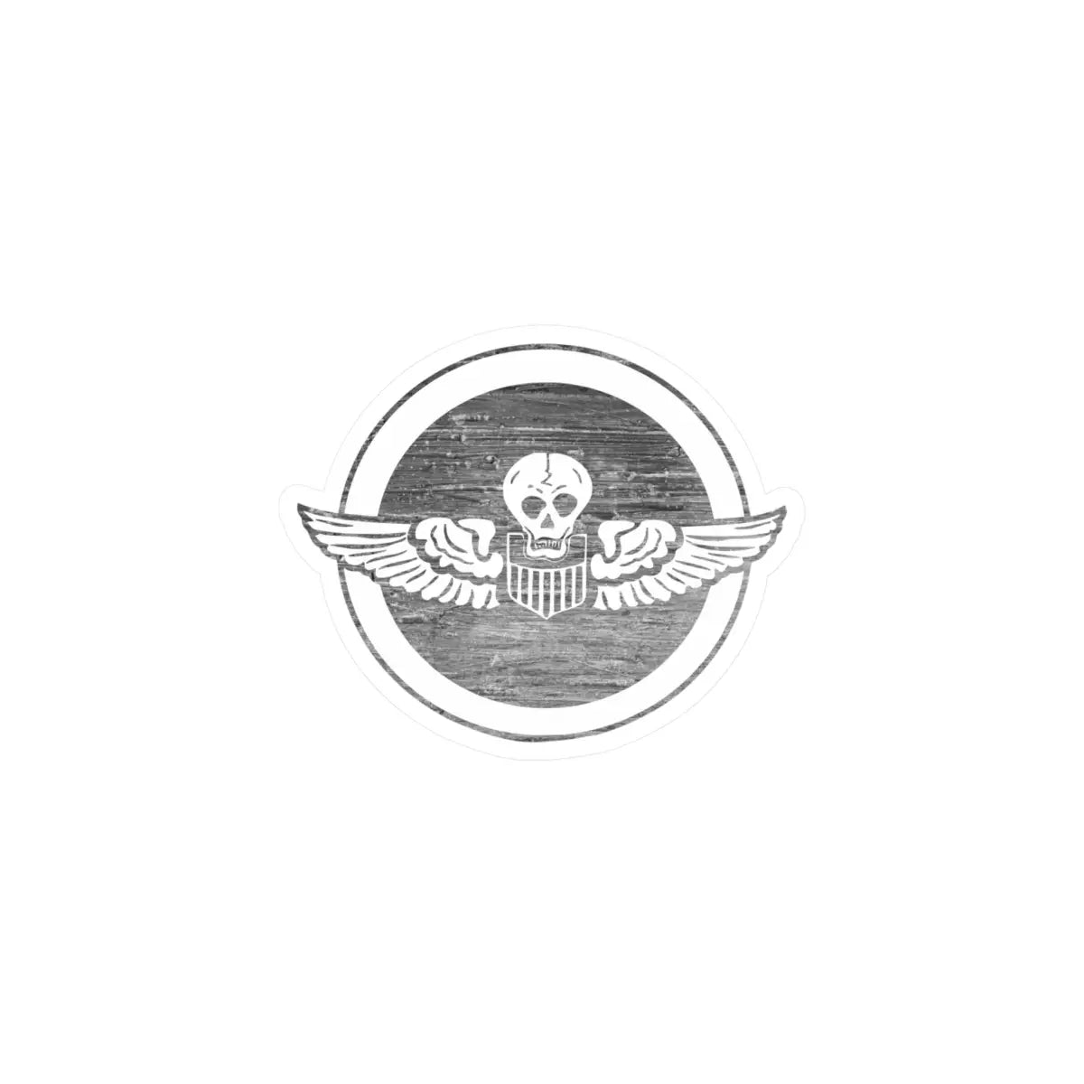 Burma Bridge Busters - Skull Wings Kiss-Cut Vinyl Decals - Unique Decorative Stickers for Personalization - Paper
