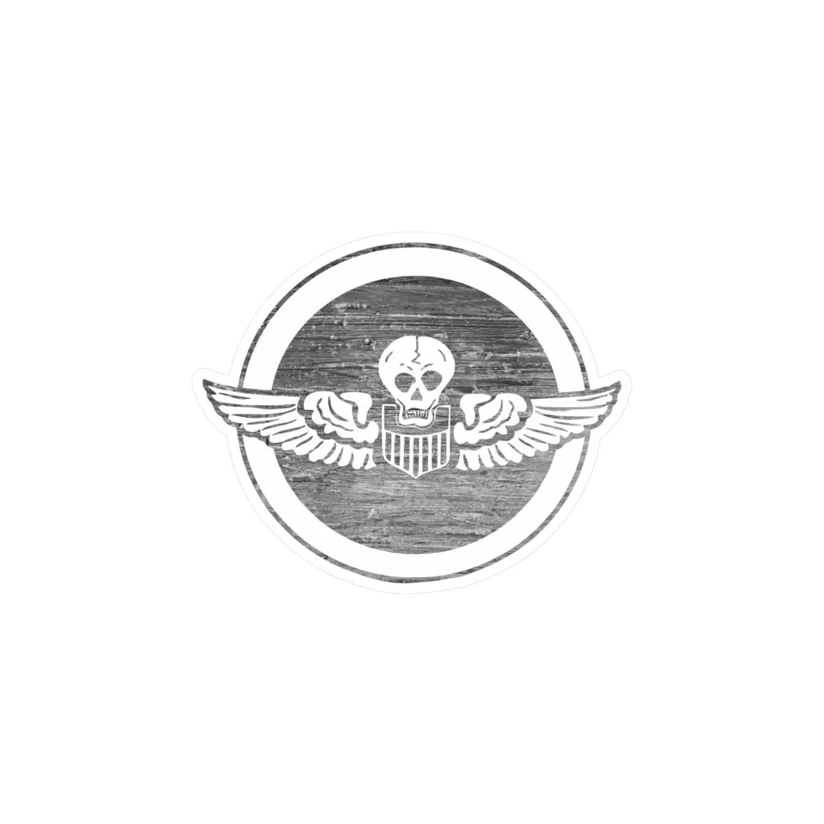 Burma Bridge Busters - Skull Wings Kiss-Cut Vinyl Decals - Unique Decorative Stickers for Personalization - Paper