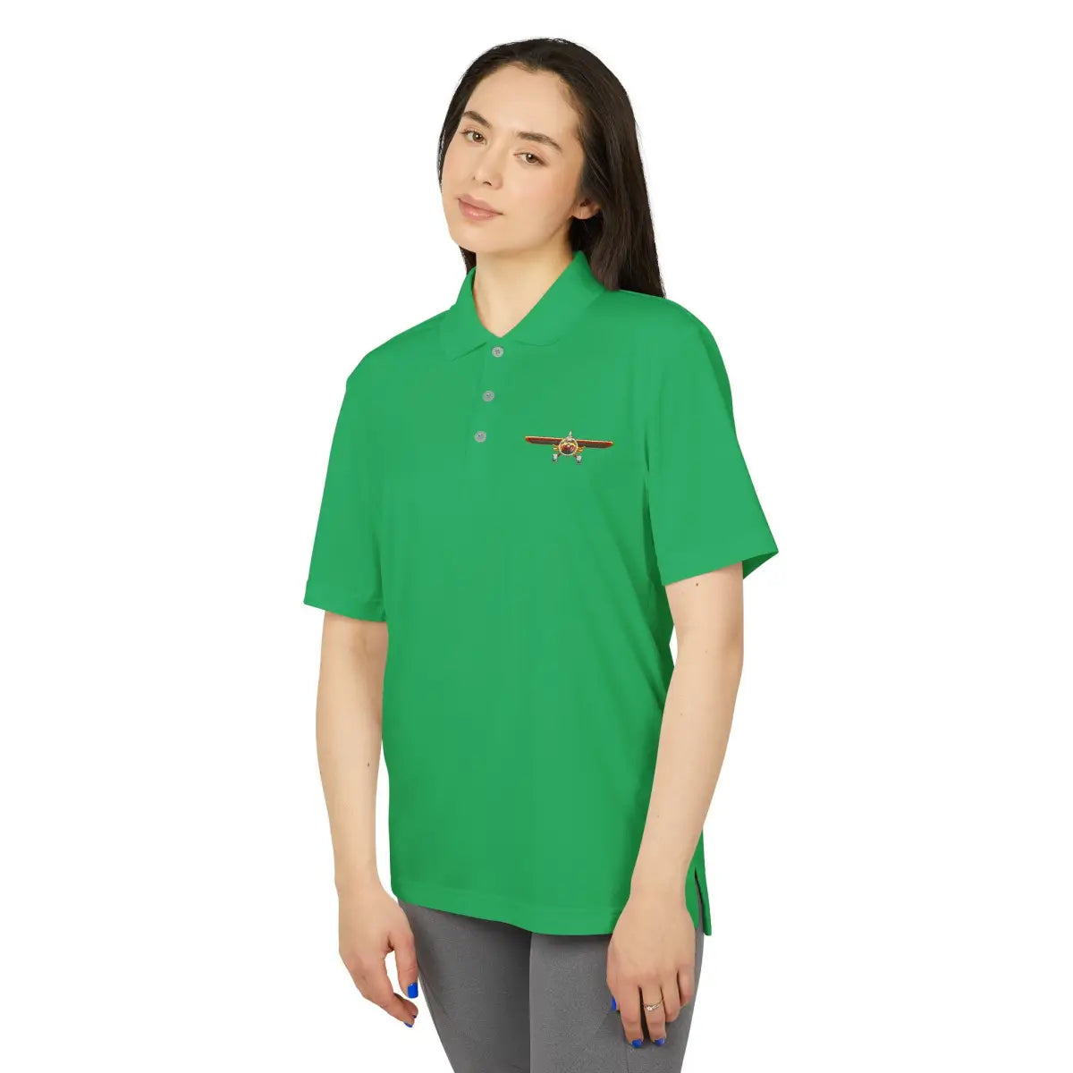 Bush Plane Performance Polo - T-Shirt - Gifts for pilots - Aviation apparel