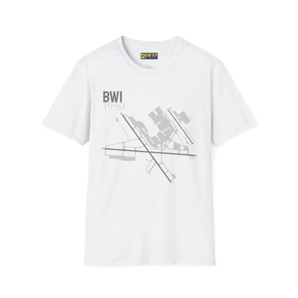 BWI Baltimore/Washington International 1950 - Tee - T-Shirt - Pilot gifts - WWII warbird t-shirt