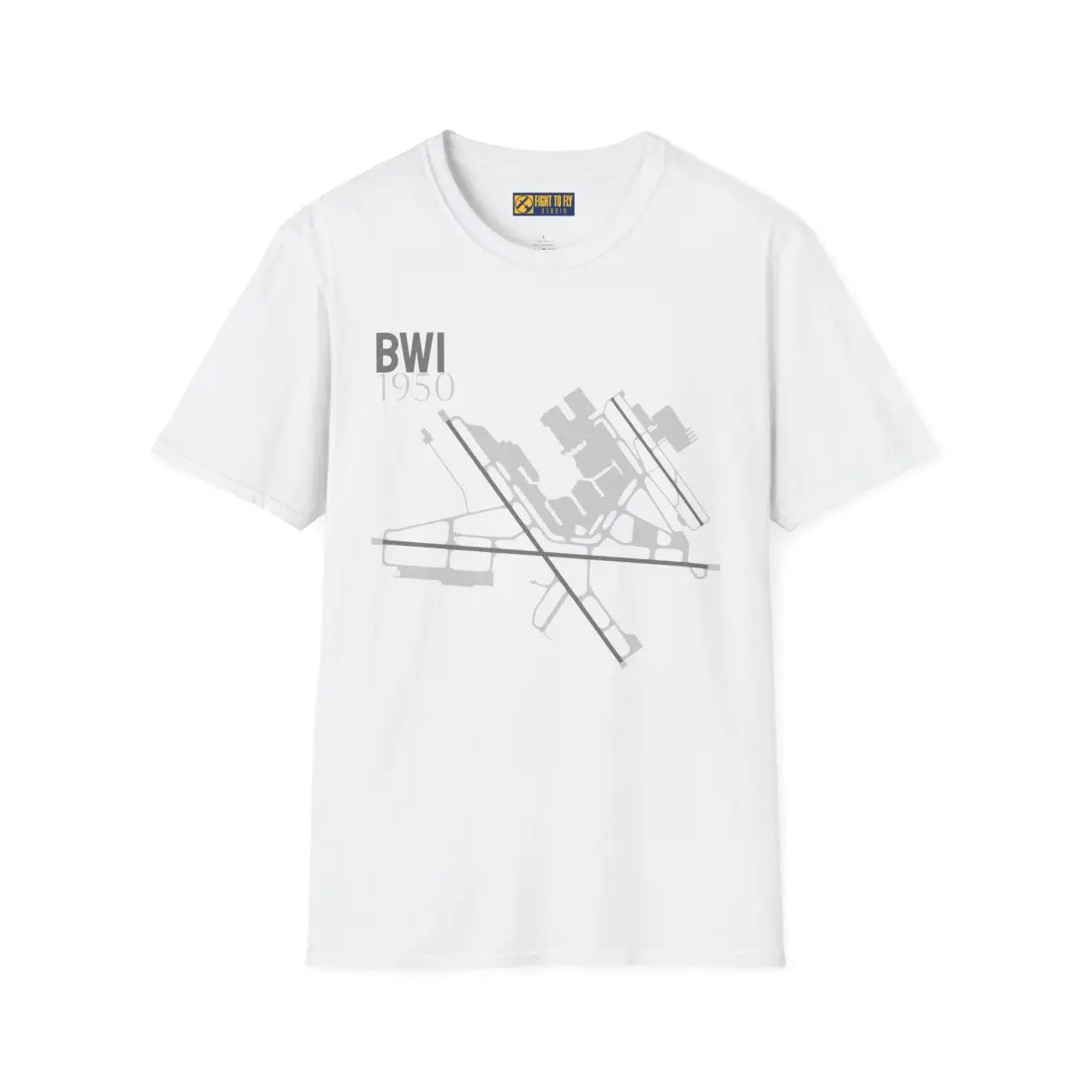 BWI Baltimore/Washington International 1950 - Tee - T-Shirt - Pilot gifts - WWII warbird t-shirt