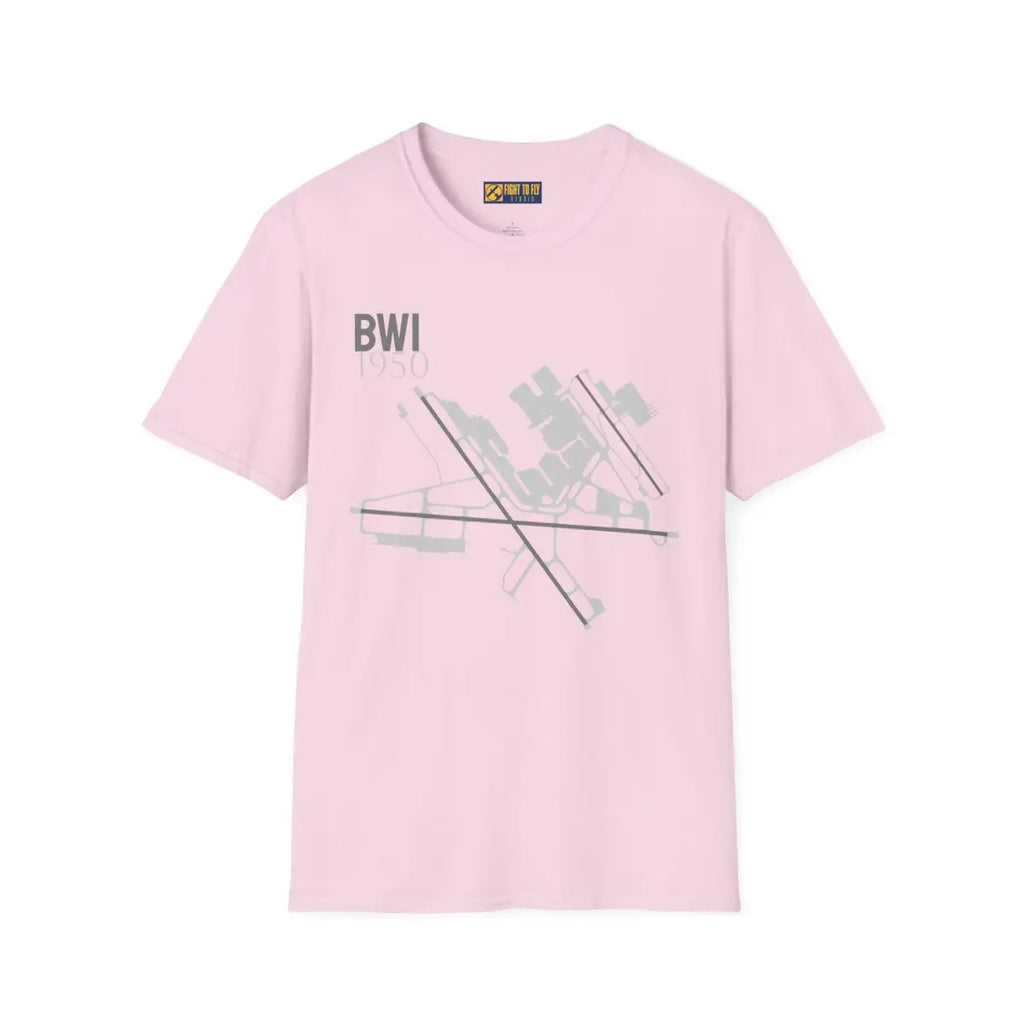 BWI Baltimore/Washington International 1950 - Tee - T-Shirt - Pilot gifts - WWII warbird t-shirt