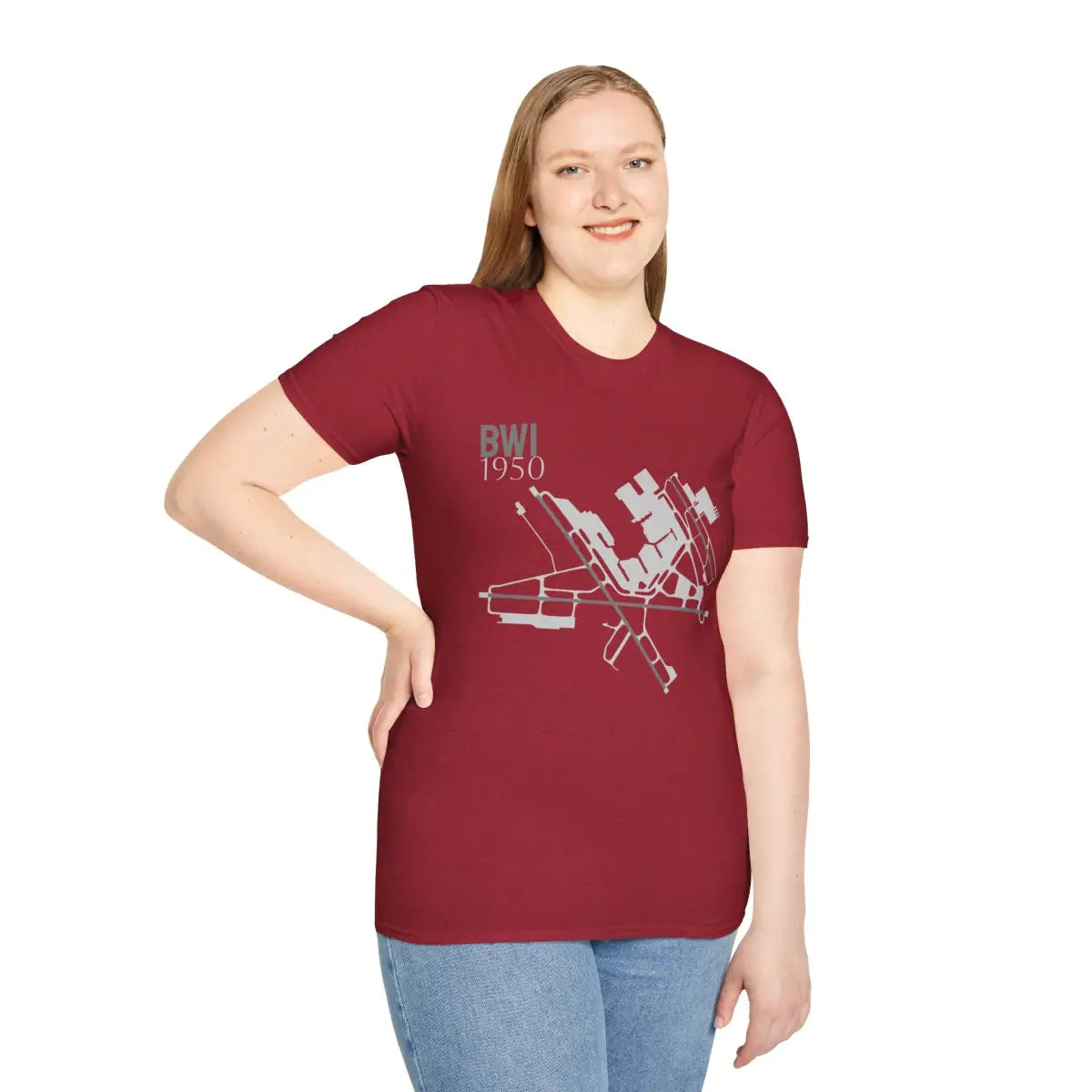 BWI Baltimore/Washington International 1950 - Tee - T-Shirt - Pilot gifts - WWII warbird t-shirt