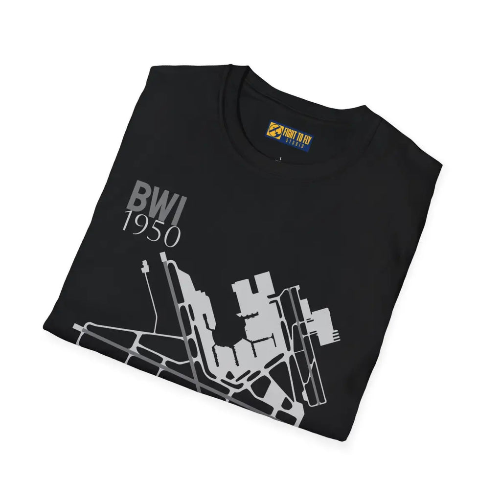 BWI Baltimore/Washington International 1950 - Tee - T-Shirt - Gifts for pilots - Aviation apparel