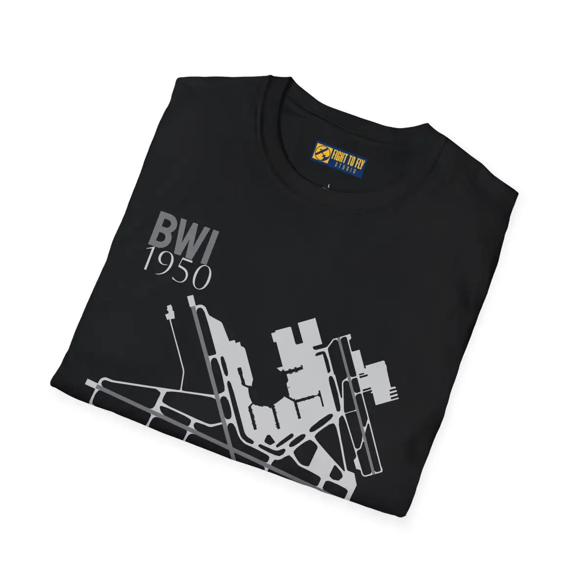 BWI Baltimore/Washington International 1950 - Tee - T-Shirt - Pilot gifts - WWII warbird t-shirt