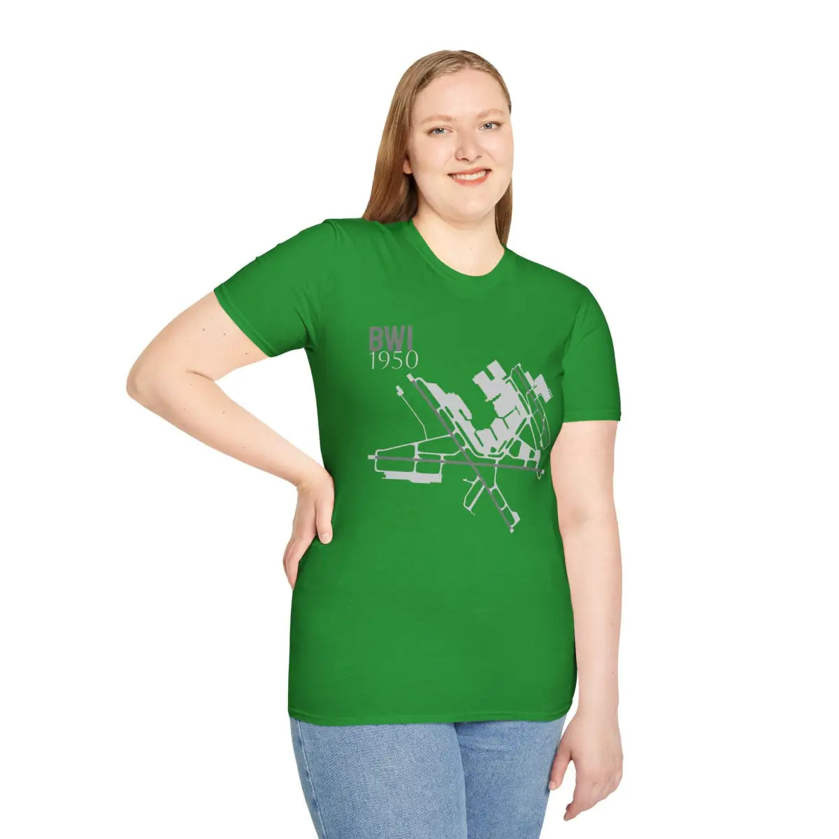 BWI Baltimore/Washington International 1950 - Tee - T-Shirt - Pilot gifts - WWII warbird t-shirt