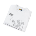 BWI Baltimore/Washington International 1950 - Tee - T-Shirt - Pilot gifts - WWII warbird t-shirt
