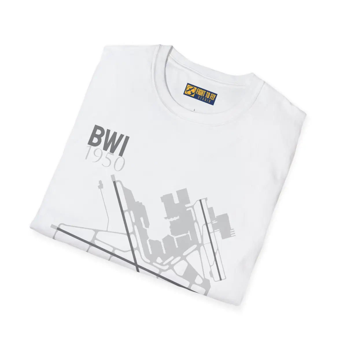 BWI Baltimore/Washington International 1950 - Tee - T-Shirt - Pilot gifts - WWII warbird t-shirt