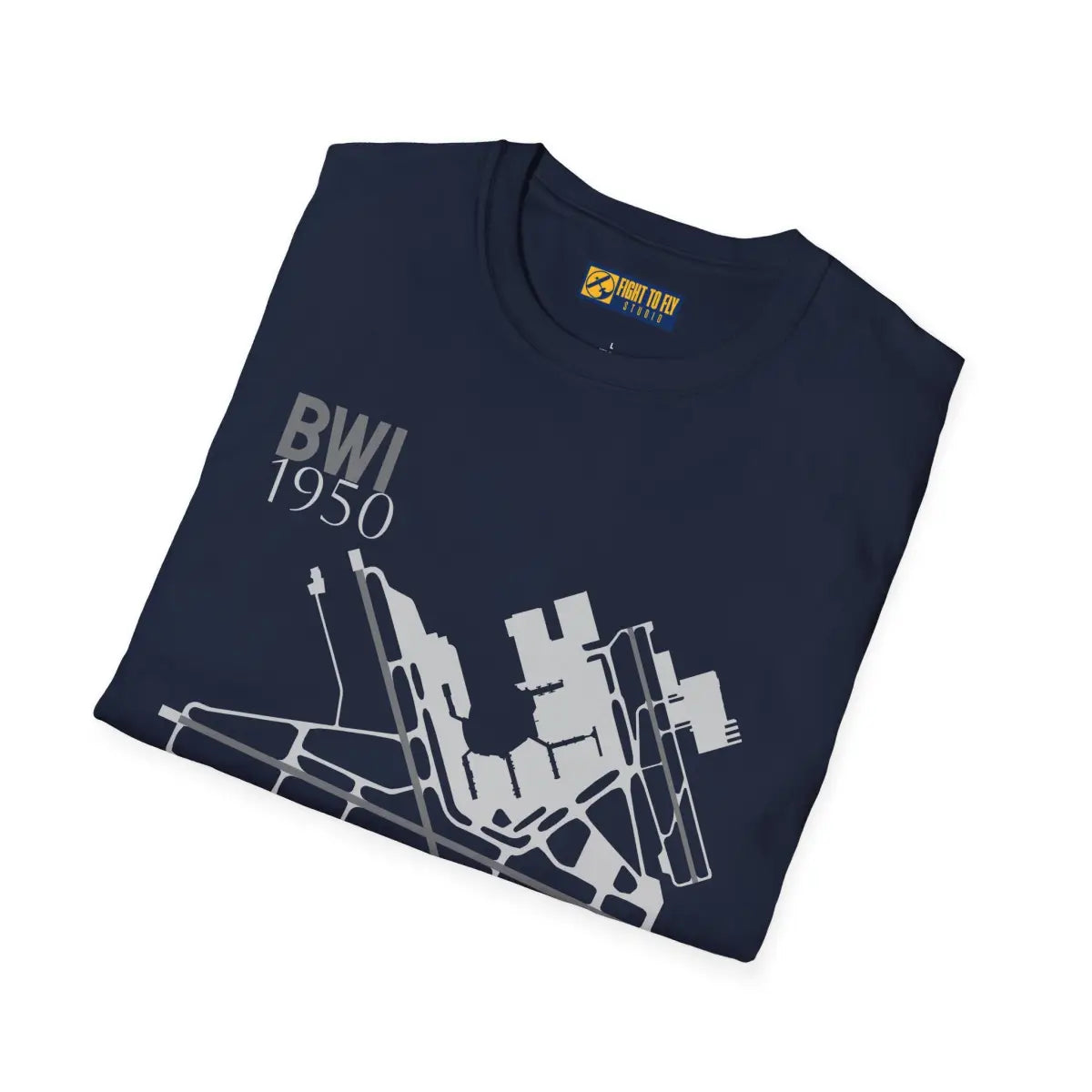 BWI Baltimore/Washington International 1950 - Tee - T-Shirt - Pilot gifts - WWII warbird t-shirt